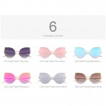 MERRY'S Women Cat Eye Sunglasses Classic Brand Designer Sunglasses Luxury Diamond Encrusted Lens S'8026