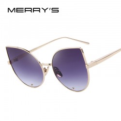 MERRY'S Women Cat Eye Sunglasses Classic Brand Designer Sunglasses Luxury Diamond Encrusted Lens S'8026