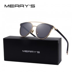 MERRY'S Women Fashion Cat Eye Sunglasses Classic Brand Designer Sunglasses S'8085