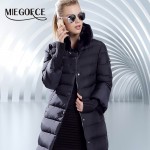 MIEGOFCE 2015 winter duck down jacket  women  long coat parkas thickening Female Warm Clothes Rabbit fur collar High Quality