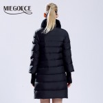 MIEGOFCE 2015 winter duck down jacket  women  long coat parkas thickening Female Warm Clothes Rabbit fur collar High Quality