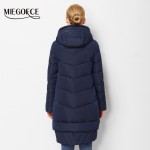 MIEGOFCE 2016 New Winter Women Coat Jacket  Medium Length Warm High Quality Woman Down Parka Winter Coat with Sable Fur