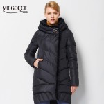 MIEGOFCE 2016 New Winter Women Coat Jacket  Medium Length Warm High Quality Woman Down Parka Winter Coat with Sable Fur