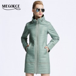 MIEGOFCE 2017 New Spring Short Jacket Women Coat Bomber Padded Cotton Jacket Coat Outwear Fashion Warm Women's Clothing Hipster