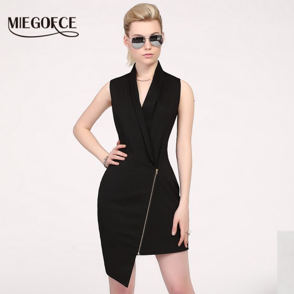 MIEGOFCE New Arrival Summer Women's Office Dresses Vest Bodycon Dress Sleeveless European Style Workwear Dress 