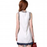 MIWIMD Plus Size Summer Arts Style Dresses 2017 New Fashion Women European Sleeveless Luxury Sequined Bow Vintage Mini Dress