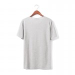 MOGU Summer Mens Solid Color Short-sleeve T-shirt Plus Size M-6XL T Shirts Men Solid Color Soft Cotton Men Tops O-Neck Tees Men