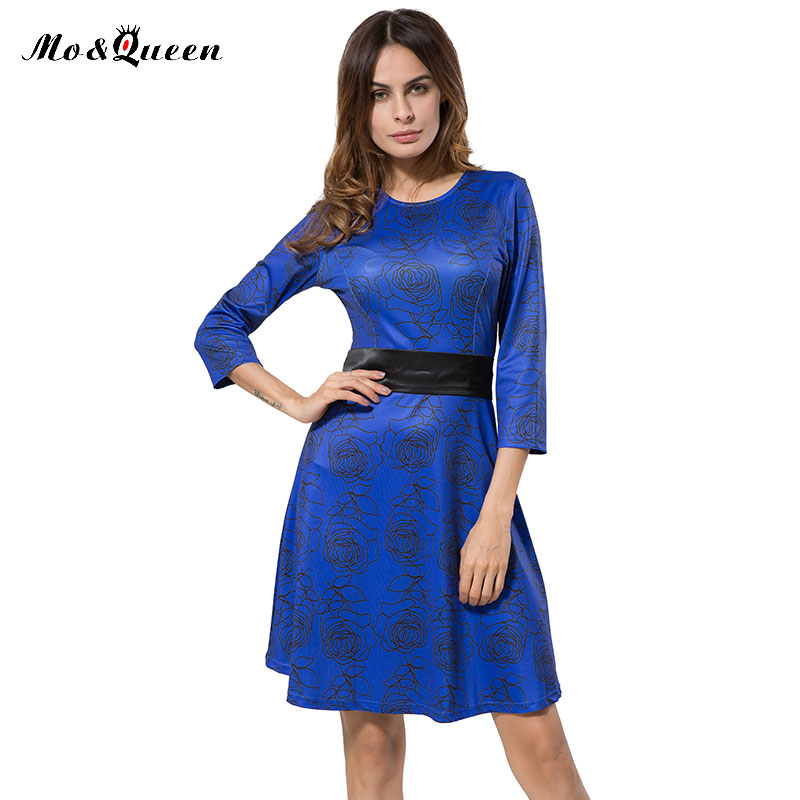 ladies blue summer dress