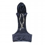 MUSCLE ALIVE Men Bodybuilding Hoodie Fitness Racerback Polyester Spandex Gymwear Drying Male Clothing Sleeveless Hoody Hoodies