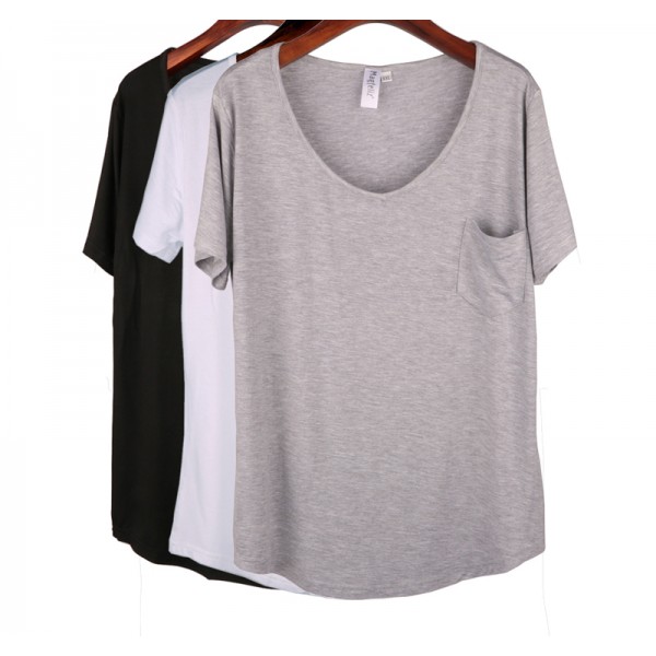 Magfeliz short Sleeve T shirt Women T Shirt Womens Camisas Femininas Solid color T-shirt tee shirt femme TW06