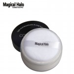 Magical Halo Long Lasting Loose Powder Waterproof Matte Setting Powder with Puff Concealer Light Banana Powder Mineral Makeup 