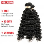 Malaysian Deep Wave 4 Bundles Malaysian Virgin Hair Deep Curly 7a Unprocessed Virgin Hair Weave 100% 100g  Human Hair Extensions