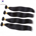 Malaysian Straight Virgin Hair 4pcs lot wonder Malaysian Straight Hair Weave Natural Black 100g/pc cheap Human Hair Extension