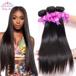 Malaysian Virgin Hair Straight 4 Bundels Malaysian Straight  Virgin Hair Unprocessed Human Hair 100% Malaysia Hair Bundles