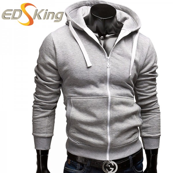 Man Hoodies And Sweatshirt Side Zipper Tracksuit Man Turtlenecks Casual Hoodies Social Hip Hop Tracksuits Coat Brand-Clothing