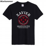 Man's solid printed  Xavier Institute T-shirts join team t-shirts 6.2oz sportswear basic Short Sleeve O neck printed  top tees