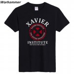 Man's solid printed  Xavier Institute T-shirts join team t-shirts 6.2oz sportswear basic Short Sleeve O neck printed  top tees