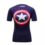 Marvel Women  Armour T-shirt Superhero Superman Compression T Shirt Female Fitness Tights Under Tee Shirts Tops