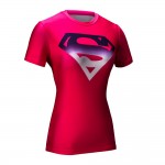 Marvel Women  Armour T-shirt Superhero Superman Compression T Shirt Female Fitness Tights Under Tee Shirts Tops