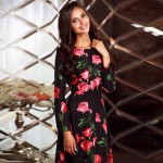 Maxi Floor-Length Elegant dress plus size long flowers dress 2017 Autumn winter women ladies evening party print long dresses