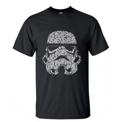 Men 2016 Summer Fashion star wars Yoda/Darth Vader Unique Masculine Streetwear T-Shirt Man Casual T Shirts masks Words Hip Hop