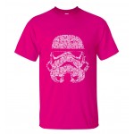 Men 2016 Summer Fashion star wars Yoda/Darth Vader Unique Masculine Streetwear T-Shirt Man Casual T Shirts masks Words Hip Hop