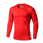 Men Compression Long Sleeve O-Neck Tight T Shirts Fast Breathable Absorb sweat T-shirts M-XXL New Arrival Free Shipping