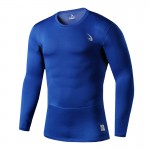 Men Compression Long Sleeve O-Neck Tight T Shirts Fast Breathable Absorb sweat T-shirts M-XXL New Arrival Free Shipping