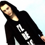 Men Hooded Jacket Black Gown Best Quality Hip Hop Mantle Hoodie Sweatshirts long Sleeves Cloak Coats Outwear Man Fashion