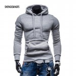 Men Hoodies Sweatshirts Men's Fashion Clothing Spring Winter Sportswear Slim Pullover Hoodies Drawstring hood Hip hop sweatshirt