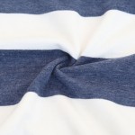 Men Navy Thick Stripe T Shirt Slim Basic Tee Shirts Cotton Nautical Striped Tops Pattern Vintage Classic Unique Sailor Look