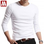 Men T Solid Shirts Fashion 2017 New Fashion Fitness Long Sleeve Tshirts HommeTops&Tees Camisetas Hombre Hip Hop R1058