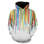 Men Women Fashion Hoodies 3D Printing Bright Color Paint Patterns Cool Sweatshirt For Men Women High Quality Wholesale 1