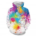 Men Women Fashion Hoodies 3D Printing Bright Color Paint Patterns Cool Sweatshirt For Men Women High Quality Wholesale 1