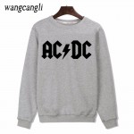 Men hoodies print Rock AC / DC Harajuku Sweatshirt Black Classic Long Sleeve Hooded Sweatshirt Hip-Hop moletom feminino XXS 3XL