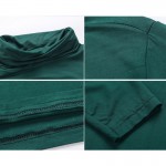 Men modal turtleneck long-sleeve T-shirt spring 2017 new autumn student popular slim thin male elastic basic shirt teenager boys