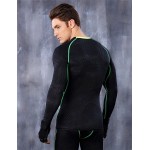Men shirt Fitness Excercise compression tights shirts long sleeve jerseys