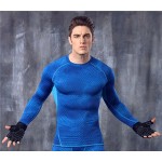 Men shirt Fitness Excercise compression tights shirts long sleeve jerseys