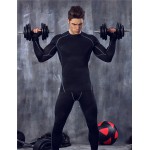 Men shirt Fitness Excercise compression tights shirts long sleeve jerseys