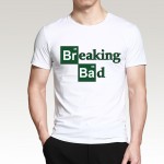 Men's 2016 Breaking Bad Printed T Shirts Fashion Heisenberg Summer Short Sleeve T-Shirt Round Neck Streetwear Hip Hop Tops Tees