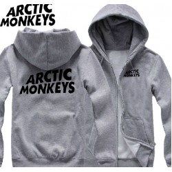 Men's Autumn and winter long sleeve shirt plus size  Arctic monkeys Hoodies for men man fleece zipper cotton Sweatshirt