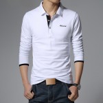 Men's Casual t-shirt Fashion Long Sleeve Solid t Shirts Camisa Masculina tshirt homme Brand clothing Plus size 5XL