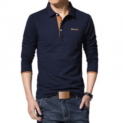 Men's Casual t-shirt Fashion Long Sleeve Solid t Shirts Camisa Masculina tshirt homme Brand clothing Plus size 5XL