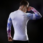 Men's Compression Polyester Tops & Tees Fashion 3D Prints Fitness Skin Tights Long Sleeve Quick-dry T shirt