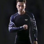 Men's Compression Polyester Tops & Tees Fashion 3D Prints Fitness Skin Tights Long Sleeve Quick-dry T shirt