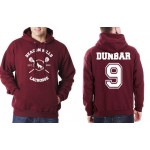 Men's Hoodies Beacon Hills Lacrosse 00 Hale 9 Dunbar LaHey Stilinski Maroon College Jersey Pullover accept Back Print Hoodie