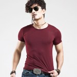 Men's Tops Tees 2017 summer new cotton v neck short sleeve t shirt men fashion trends fitness tshirt free shipping LT39 size 5XL