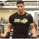 Men's summer Fitness Bodybuilding T-Shirt Printed cotton shirts Crossfit Brand Slim fit Fashion leisure Short  tee tops clothing
