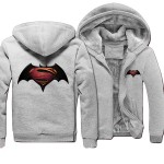 Mens Casual 16 Movie Batman v Superman: Dawn of Justice Zip up Winter Super Warm Fleece Coat Hoody Hoodies