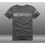 Mens Casual 2016 Game Battlefield 1 Cotton O-Neck Short Sleeve Printing Pattern T-shirts Tee Shirts